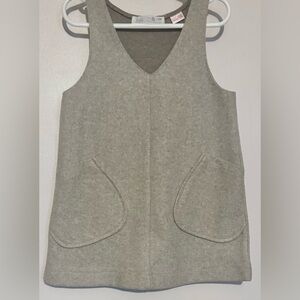 ZARA — toddler girl oatmeal wool-blend jumper